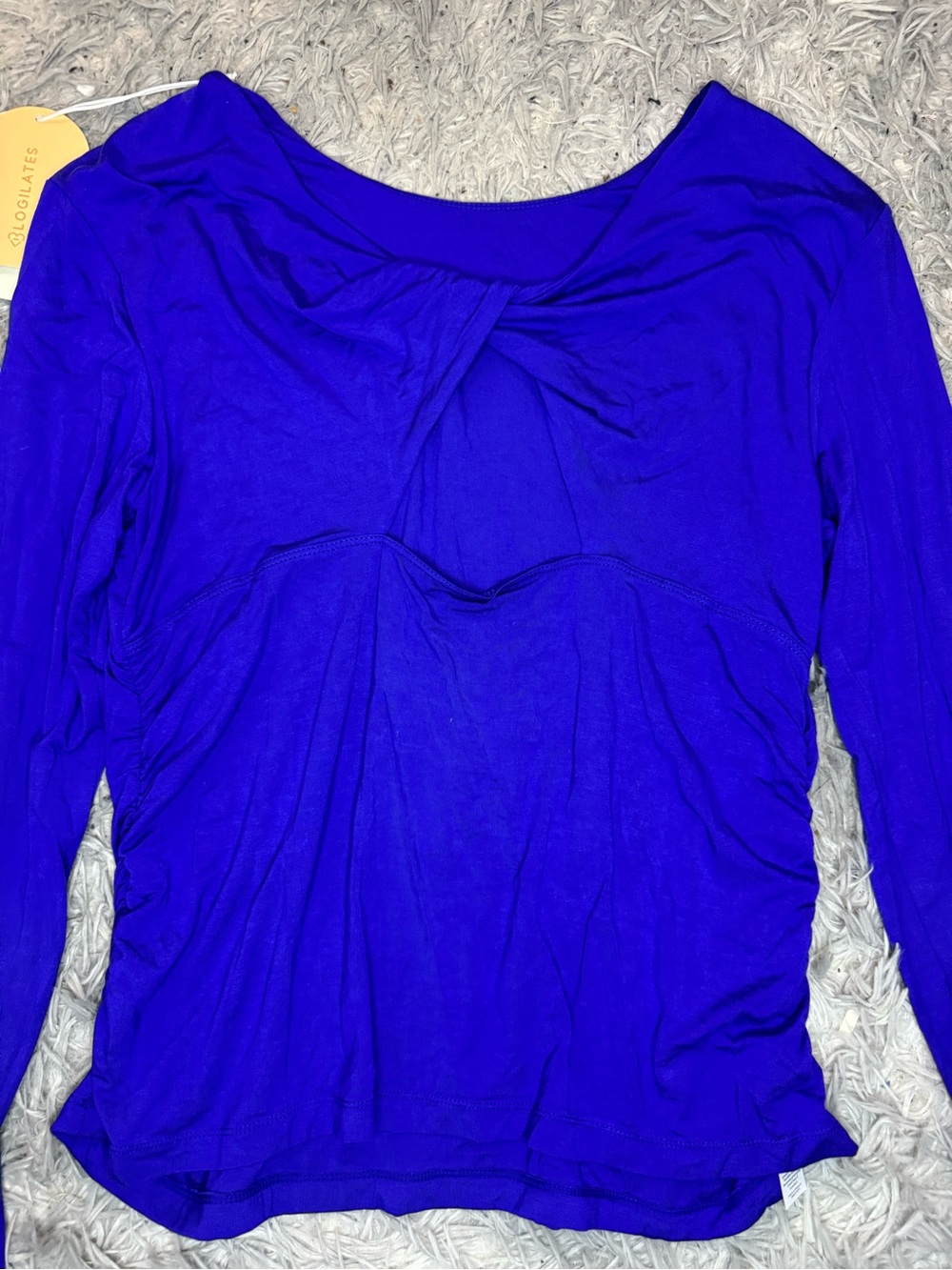 Blogilates Women’s Twisty Long Sleeve Top - Royal Blue Size 1X NWT - Picture 11 of 11